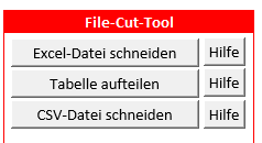 Aufteilen einer Tabelle